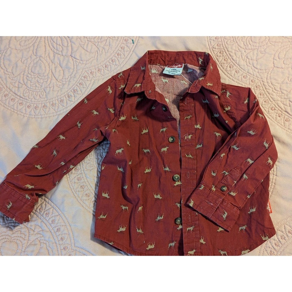Wrangler‎ horse button-up 24 month boys shirt